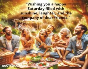 wishing you a happy saturday filled with sunshine, laughter, and the company of dear friends