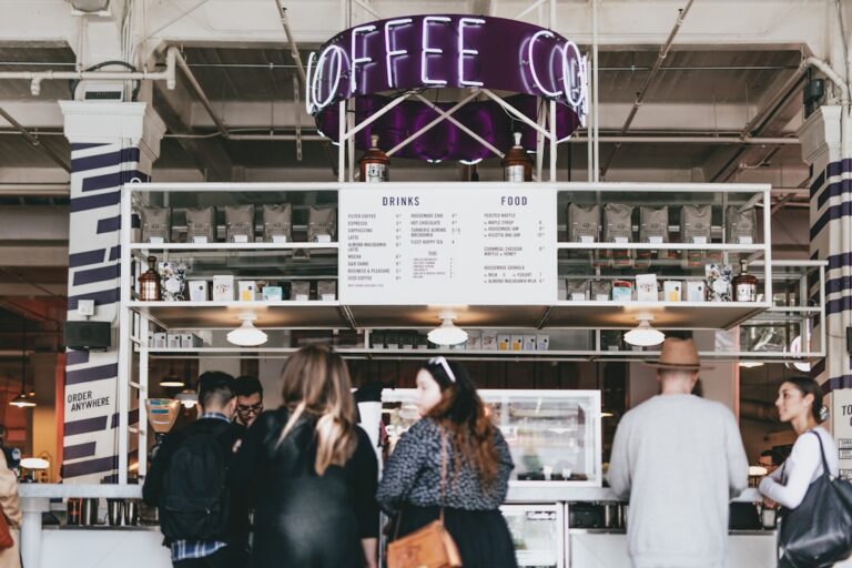 Customers queuing while businesses leverage AI enablement platforms to revolutionize customer experiences through personalized service and efficient engagement